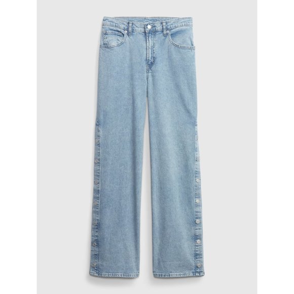 GAP Light Blue Flare & Wide Leg Jeans - Picture 4 of 9